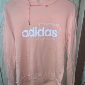 Adidas pink sweatshirt